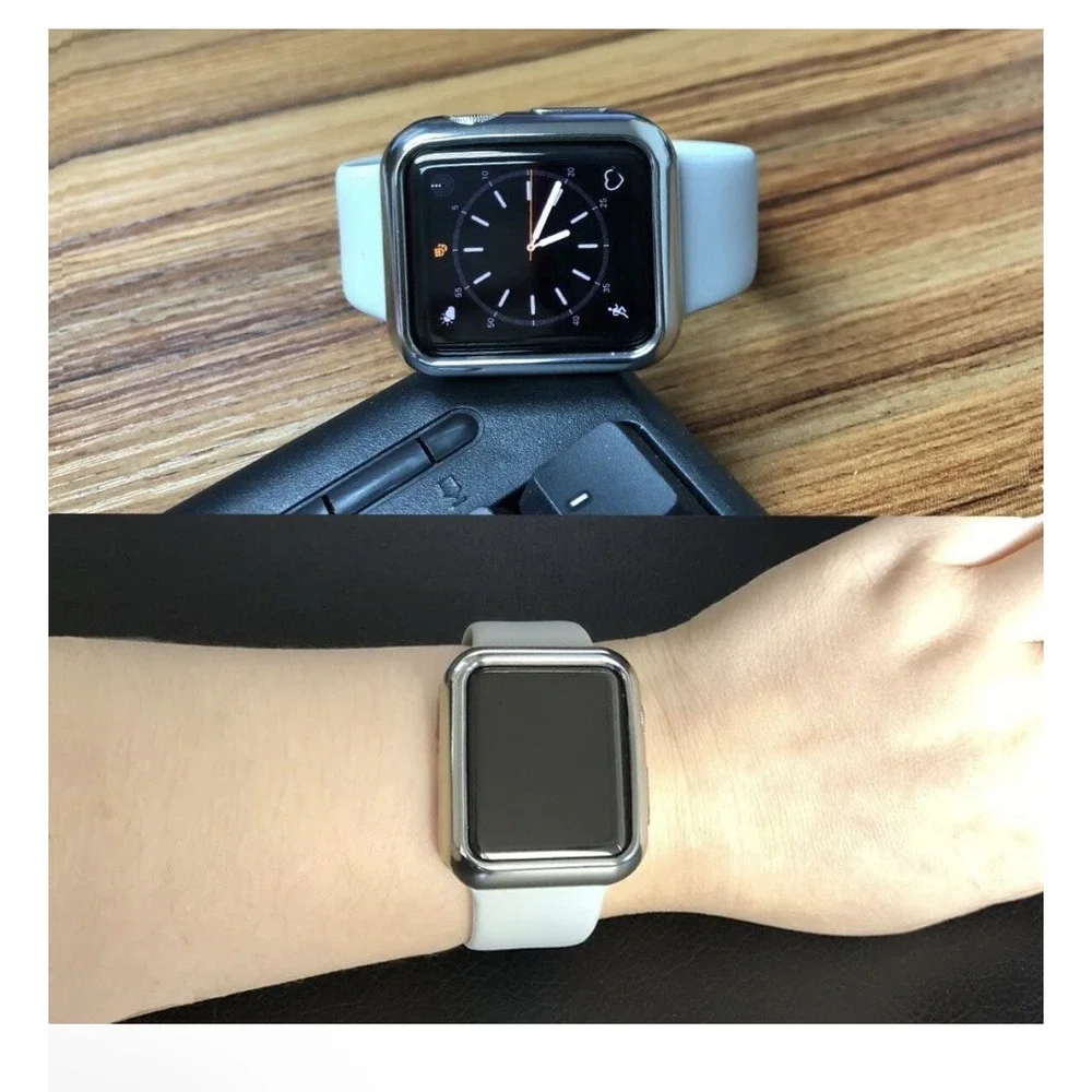 Compatible with Apple Watch Case 42mm, 5 Pack